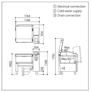 Chảo đa năng FUJIMARK FVCC211B (Ảnh 1)