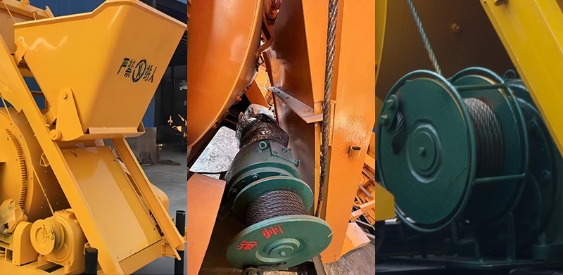 Máy trộn bê tông trục đơn JDC350