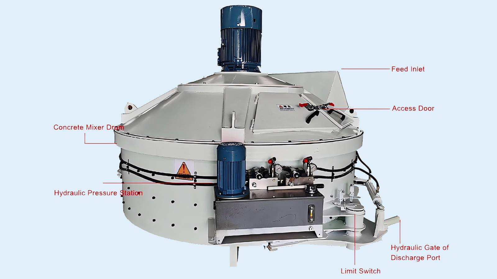 Máy trộn bê tông trục đứng hành tinh CLMP500