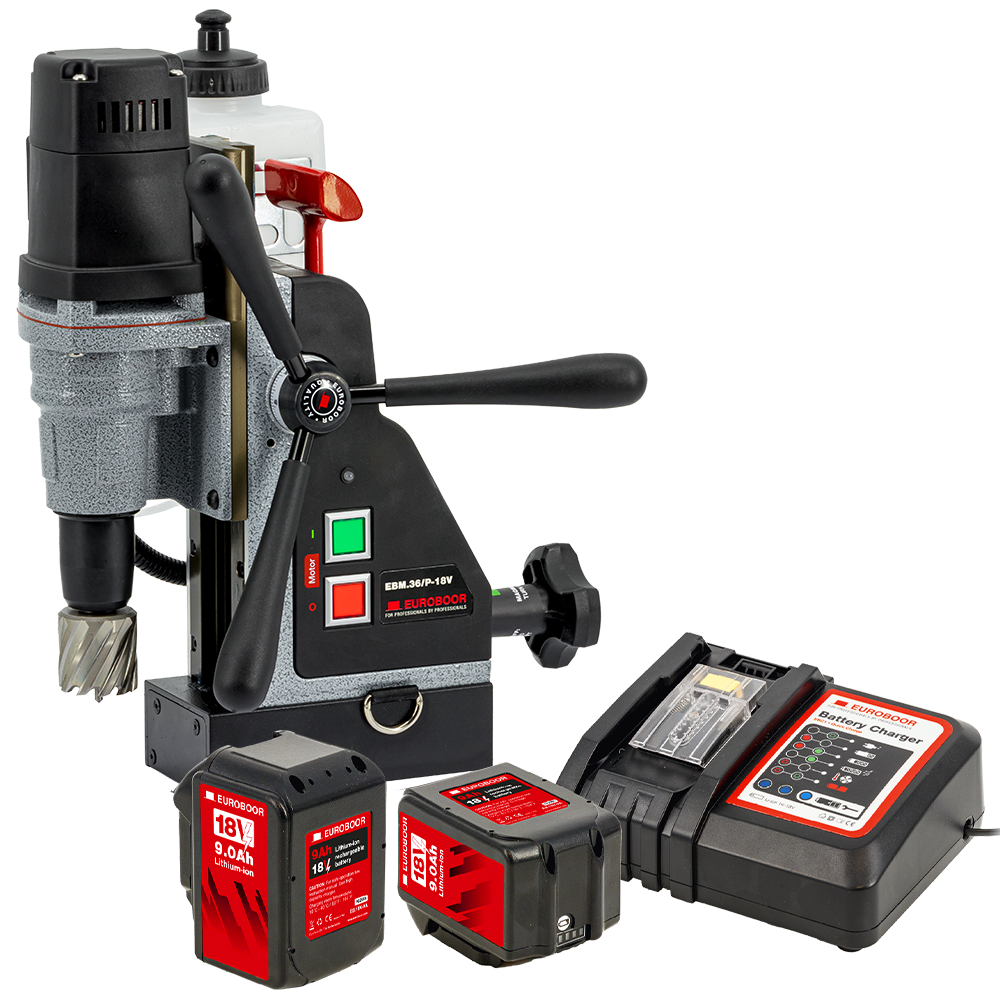 Máy khoan từ sử dụng Pin sạc Euroboor EBM.36/P-18V