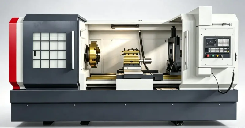 Máy tiện ren ống CNC QK1350 chính xác, hiệu quả