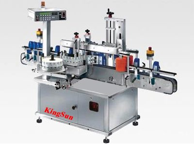 Máy đóng chai tự động trượt dán nắp và dán nhãn