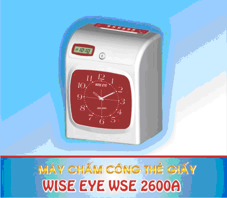 Máy chấm công thẻ giấy Wise Eye WSE-2600A