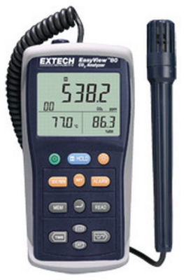 Máy đo khí CO2 nhiệt độ, độ ẩm Extech EA80
