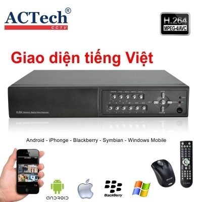 Đầu ghi hình 04 kênh ACTECH AC-9004SV