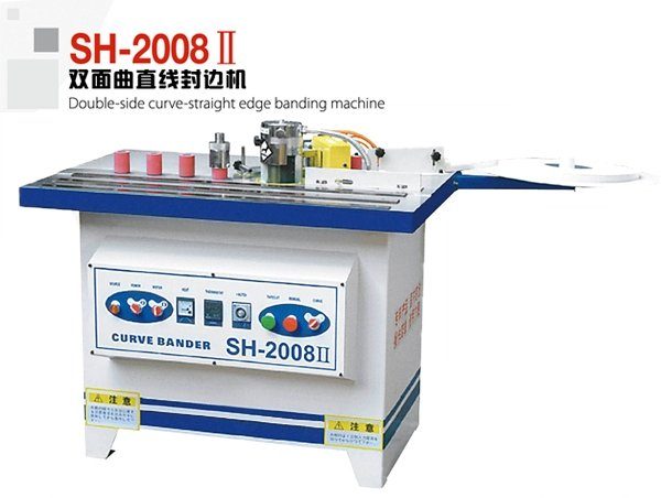 Máy dán cạnh cong, thẳng SH-2008II