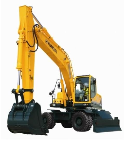 Xe cuốc - Xe đào HYUNDAI 210W-9