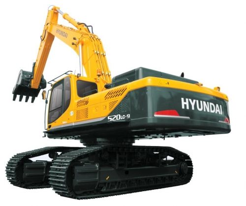 Xe cuốc - Xe đào HYUNDAI R520LC-9
