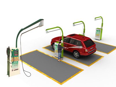 Máy rửa xe ô tô tự động 3In1