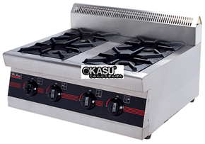 Bếp Âu 4 đầu thấp OKASU WPS-4