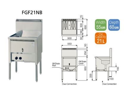 Bếp chiên FUJIMARK FGF21NB