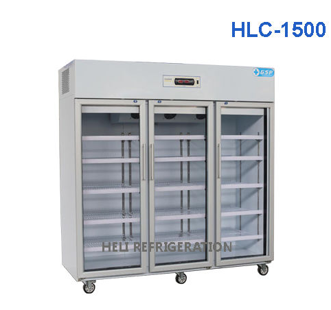 Tủ mát 3 cánh kính Heli HLC-1500