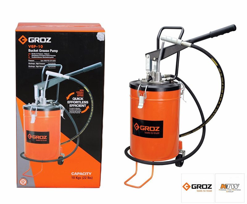 Máy bơm mỡ bằng tay GROZ VGP/10
