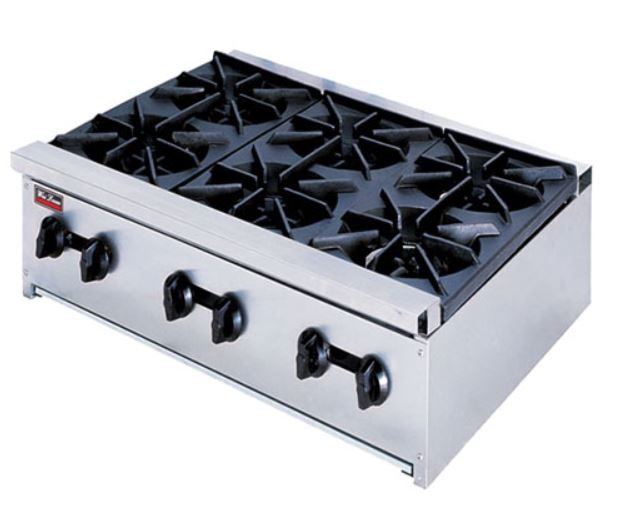 Bếp âu 6 họng dùng gas GHP-26