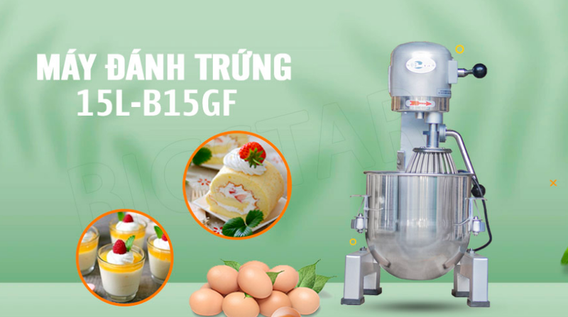 Máy đánh trứng trộn bột 15L B15GF