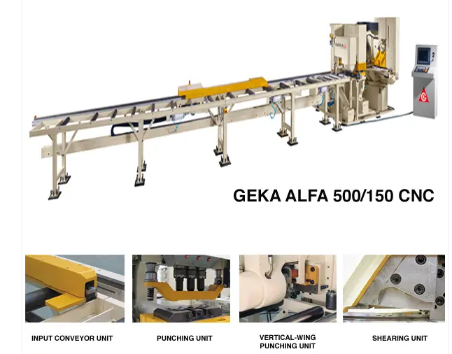 Máy đột dập CNC GEKA ALFA 500/150