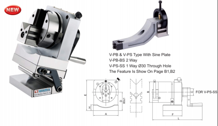 Dụng cụ sửa đá bàn nghiêng Vertex V-PB-BS