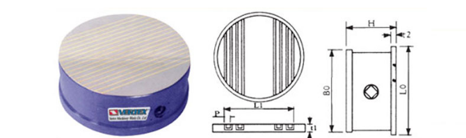 Bàn từ tròn 250mm Vertex VGD-10