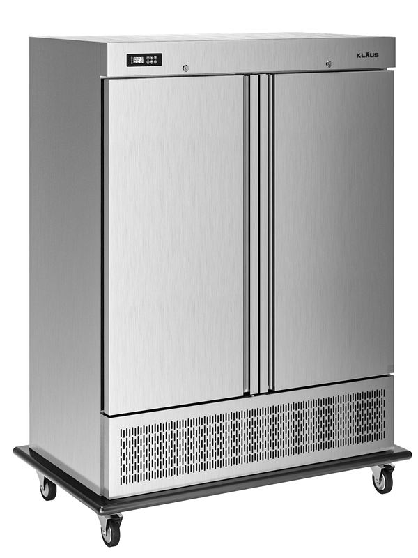 Tủ mát xe đẩy 2 cánh inox Klaus KRT-32