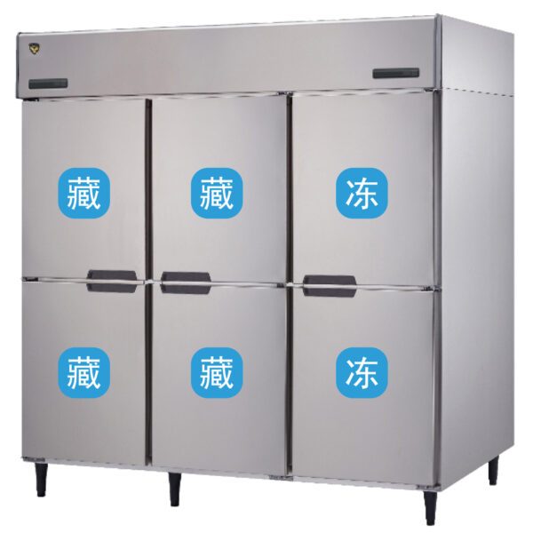 Tủ đông mát 6 cánh Jetcool JC-UCF180