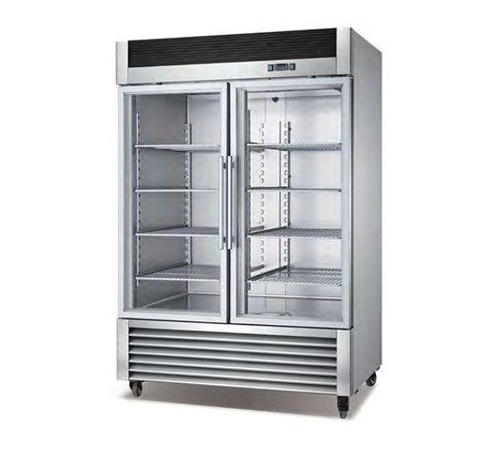 Tủ Đông Đứng 2 Cánh Kính Coolmes AUFG2
