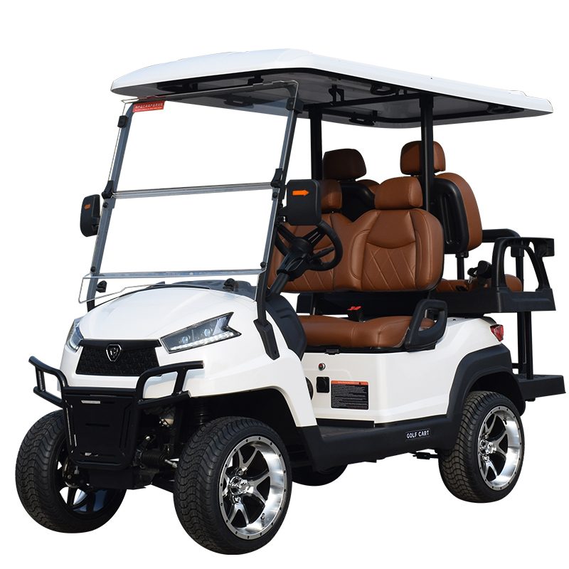 Xe golf đa dụng 4 chỗ ngồi R2C màu trắng