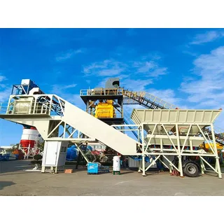 Trạm trộn bê tông di động YHZS75