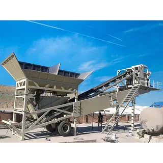 Trạm trộn bê tông di động YHZS75