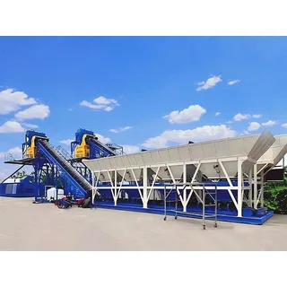 Trạm trộn bê tông không cần móng MHZS180
