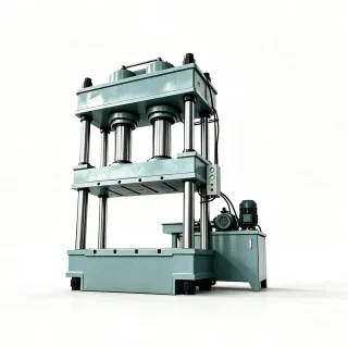Máy ép thủy lực hai xi lanh SY32-400