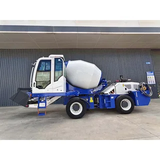 Xe trộn bê tông tự nạp di động 3,5m³