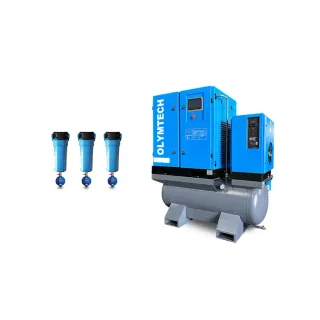 Máy nén khí trục vít 4 trong 1 dòng JCTG 