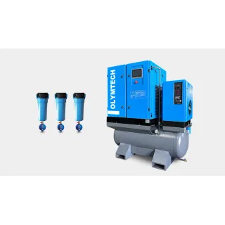 Máy nén khí trục vít 4 trong 1 dòng JCTG 