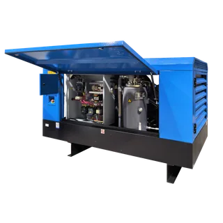 Máy nén khí trục vít chạy bằng dầu diesel di động dòng LUY