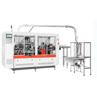 Máy sản xuất cốc giấy tốc độ cao sử dụng động cơ servo SFBJ-150S