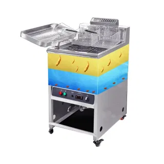 Bếp Chiên Tách Dầu 18L Dùng Điện Chính Hãng 
