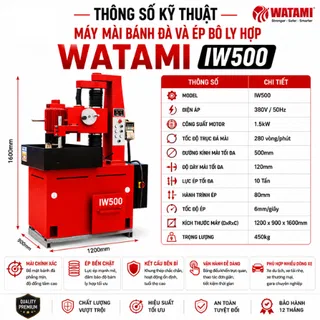 Máy Mài Bánh Đà Và Ép Bố Ly Hợp WATAMI IW500 