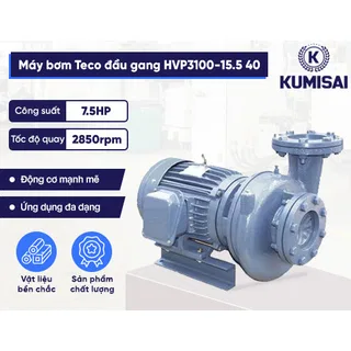 Máy bơm nước ly tâm Teco đầu inox 20HP HVS380-115 205 
