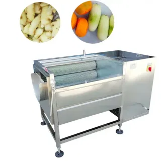 Máy Rửa Củ Gừng, Củ Nghệ Tươi 