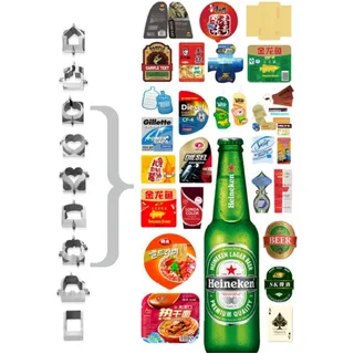 Máy bế đùn tem nhãn (Bế thụt) LPM