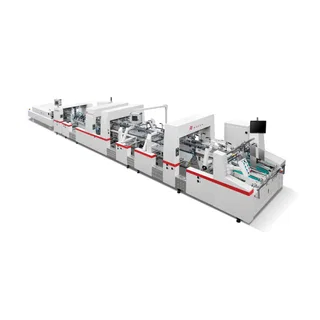 Máy dán hộp tự động 4/6 góc ZH-1400BFST
