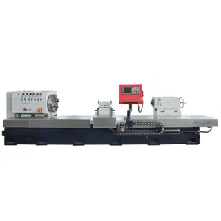 MÁY TIỆN CNC RÃNH TRỤC CÁN THÉP CK8450/CK8465/CK8480