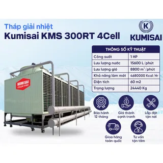 Tháp tản nhiệt nước Kumisai KMS 300RT 4Cell 